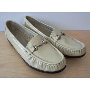 SAS Tripad Comfort Metro Beige Off White Horse Bit Loafer Shoe Womens Size 9.5 M